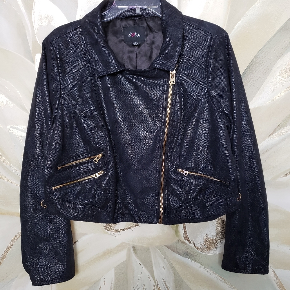 Moto Inspired Cropped Jacket